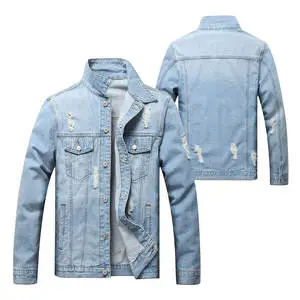 Modern Men Denim Jacket with Comfortable Sleeves and Strong Construction for Outdoor and Casual Occasions