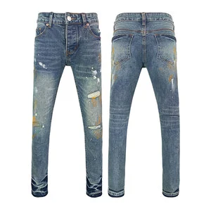 Vintage High Quality Classic Men'S Jeans Fashion Wholesale Plus Size Ready to Ship Custom Classic Jeans