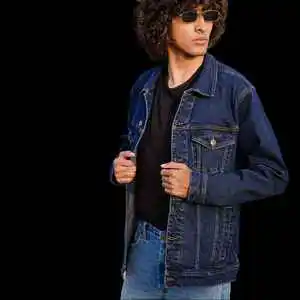 Wholesale Denim Jacket Mens Slim Fit Style Teens Boys Denim Jeans Jackets