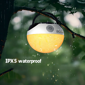 Multifunctional Rechargeable LED Camping Lamp IPX5 Waterproof Hiking Fishing Tent Light Strong Magnetic Bright Long Lasting