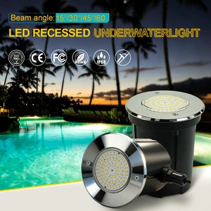 LanVol 316 Stainless Steel 118mm 12V IP68 Waterproof Submersible Underwater Lamps Led Swimming Pool Light Swim Light Rgb Pool