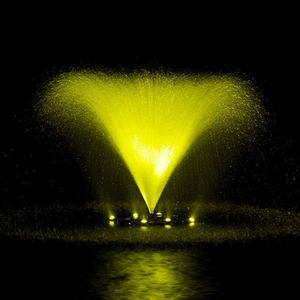 Outdoor Garden Lake Pond Decoration Rgb LED Light, Stainless Steel Floating Water Dance Music Fountain