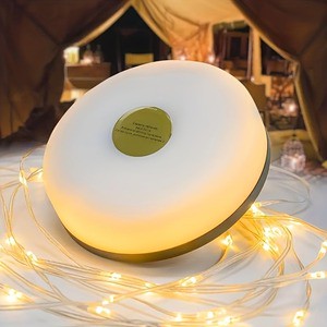 Camping String Light 1800mAh Tent String Lights Adjustable Brightness LED Camping Lantern Waterproof for Outdoor Hiking Fishing