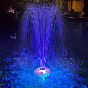 Best Seller Rechargeable Above Ground Inground RGB Lights IP68 Waterproof Floating Pool Fountain