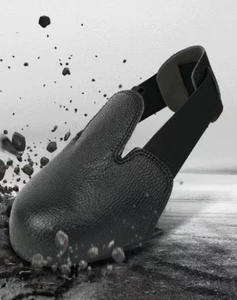 Anti Smashing Shoe Cover Protect Adjustable Cowhide Visitor Inspection Labor Shoe Cover Safety Steel Toe Shoes