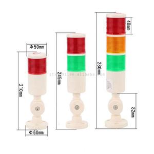 Three-Color Plastic Alarm Indicator Light 12V 24V 220V Sound and Light Alarm Multi-layer Machine Warning Light LED Bar