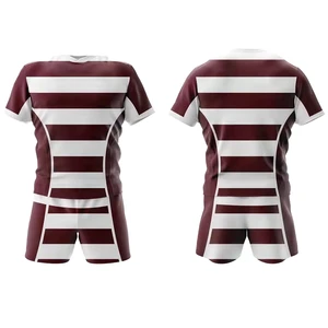 Premium Quality Rugby Uniforms Breathable Sets Custom Logo latest Arrival Best Selling new Design Comfortable Rugby Jersey
