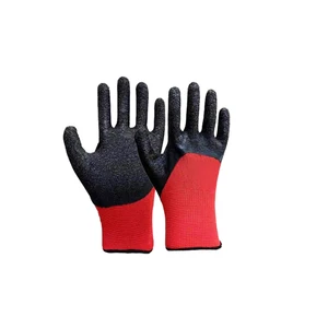 Safety Gloves Latex Coated Foam Hand Protection with Anti-Slip Breathable & Flexible Design for General Purpose Applications