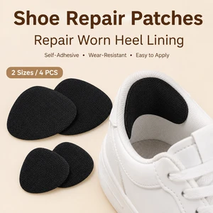 Women's Shoe Heel Repair Patch Self Adhesive Sneaker Hole Fix Sticker Breathable Anti-Wear High Elasticity Sponge Lining