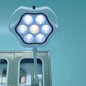 Mobile LKLED200Y Electric Surgical Examination Light-High Brightness 36000Lux 6000K Continuous Dimming Auxiliary Medical Lamp
