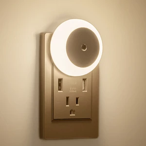 Innovative Motion Sensor Wireless USB Rechargeable Smart Light Coin Sensor Lamp for Wall Cabinet Closet Stairs