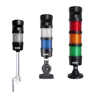 ONN-M4 (Voice Playing) 100-240V 12V 24VDC Red Green Yellow Signal Industrial Tower Lamp Warning Light with Buzzer