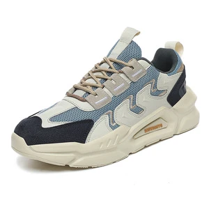 Wholesale High Quality Platform Shoes Mesh Fashion Running Sneakers Men Sport Walking Style Shoes for Men