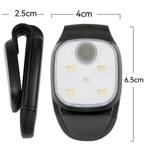 Howlighting Runners Joggers Camping Hiking Dog Walk Night Clip on Running Lights Reflective USB Rechargeable LED Light