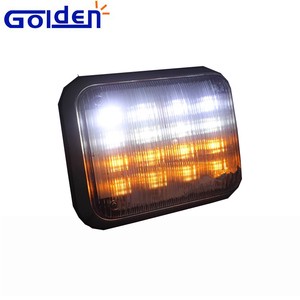 Amber White External LED Ambulance Side Emergency Warning Strobe Perimeter Lights