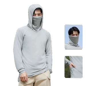 Wholesale High Quality Men's Summer New Camouflage UV-Protective Outdoor Loose Fishing Cool Mesh Sun Protection Clothing Tops