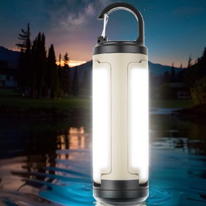 Portable Waterproof Camping Lamp Usb Rechargeable Led Camping Lantern with Hook for Hiking Fishing Tents Campsite Camping Light