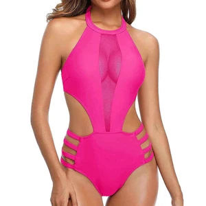 Top Quality Material Swimwear Women Beach Swimming Bathing Suits Sexy Swimsuit High Waisted Bikini Set Wome'n Fitness Swim Wear