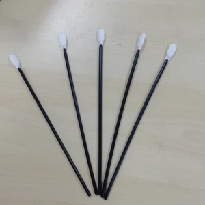 High Quality ESD Polyester Swabs Cotton Bud Cleanroom Use Polypropylene Handle Zhuojin SW-857B-ESD 160mm 100pcs/bag