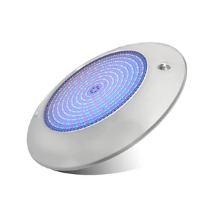 Wall Mounted Resin Filled IP68 LED Pool Underwater Lighting Swimming Pool Light Slim RGB 12V Stainless Steel Pool Lamp Piscina