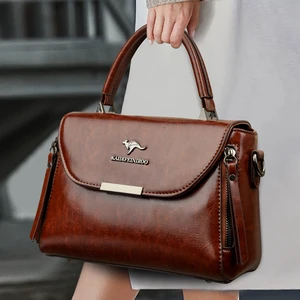 High Quality Pu Leather Luxury Tote for Ladies with Shoulder Factory Custom Top Crossbody Bags KAIDIFEINIROO Brand Tote Handbags
