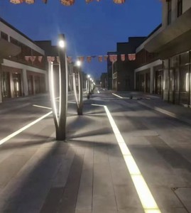 LED Colorful Embedded Transparent Interactive Brick Lights Stainless Steel IP67 Underground Buried Lamp
