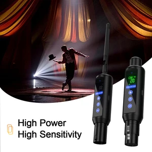 SHEHDS Super Wireless DMX Transmitter/Receiver 126 Channels Touch Control For Big Shows Events