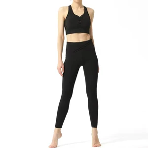 Breathable Automatic-Cut Yoga Set for Women Yoga Set Suit for Pilates, Gym Training, and Workout