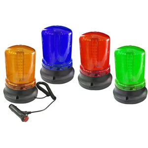 High Power LED Beacon Light DC 10-30V 90 LED 5050 SMD Strobe and Rotate Emergency Warning Flash Lamp for Heavy Duty Truck