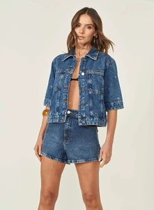Factory Cheap Price Women's Vintage Summer Denim Jeans Shorts Set Customizable Breathable Comfortable Low Waist
