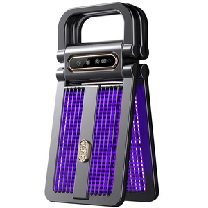 Outdoor Electronic 2 In 1 Foldable Mosquito Laser Killer Trap Solar Powered Mosquito Repellent Lamp For Garden Yard Night Light
