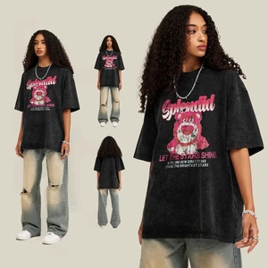 Custom Logo Design Cotton Plus Size Women's Short Sleeve Oversized T-Shirts Breathable Casual Summer Tie Dye Embroidery