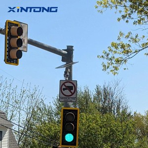 Advanced Solar Traffic Signal Light Solar Traffic Light System Smart City Infrastructure Project Africa
