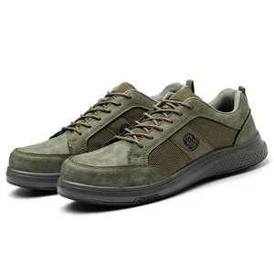 Mesh Breathable Anti-Static Safety Shoes Steel Toe Anti-Puncture Protection PU Covered for Construction Factory Use All Seasons