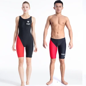 Custom Logo Fitness Swimwear Customized One Piece Sport Swimsuit Back Cutout Color Block Elastic Racing Women Fitness Swimwear