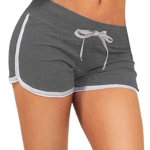 Hot Sale European Style Women's Plus Size Casual Cotton High Waist Elastic Shorts Fitness-High Quality Breathable Waterproof