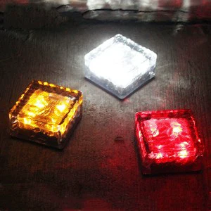 Solar Powered Outdoor Paver Brick Light for Landscape Lighting