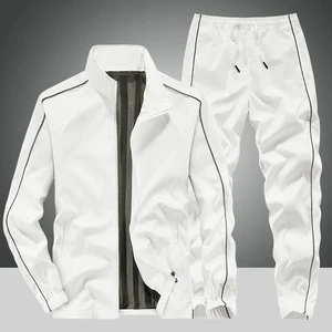 Top Trending Men's Sweat Suits 100% Cotton Casual Full Sleeves Breathable Tracksuits Stylish Customize Logo 2 Piece Set