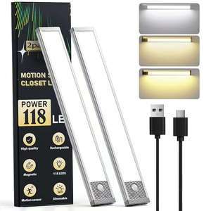 Smart LED Cabinet Light Body Motion Sensor Indoor LED Motion Sensor Cabinet Light Usb Charging