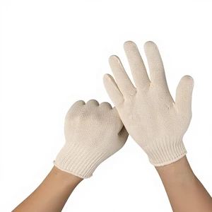 Wholesale Cotton Work Safety Gloves - Anti-Slip & Durable, Ideal for Industrial Use