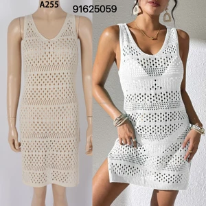 Factory Wholesale Sexy Women's Beachwear Cover Ups Knit Dresses As Swimsuit Cover in Beach