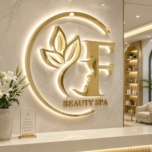 Custom Led Sign For Business Outdoor Led Signage Led Illuminated Signs 3d Acrylic Logo Channel Letter For Beauty Salon LC Sign