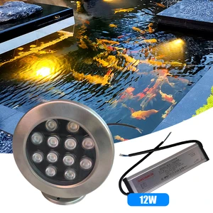 Outdoor Waterproof 12W LED Underwater Pool Light