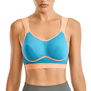 High Quality Women's Sports Yoga Top Quick Dry Active Sports Bra Spandex/Polyester/Cotton Custom Sizes & Colors