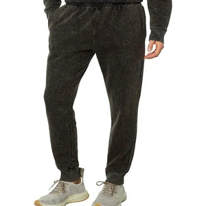 Durable Material Acid Wash Jogger Pants Modern Streetwear Style Comfortable Fit Casual Lounge Wear