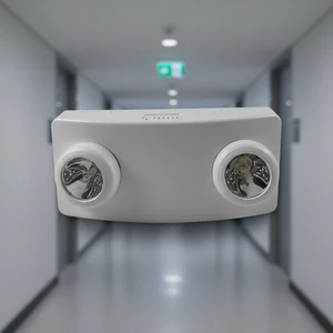 Double-Head LED Rechargeable Emergency Light Factory Price High Quality CE Certified