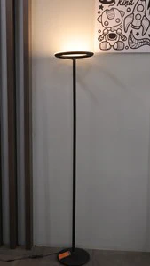 Lumetal Floor Lamp Adjustable Color Temperature Push Dimmer Control Minimalist Modern Design Energy-Efficient LED Versatile Use