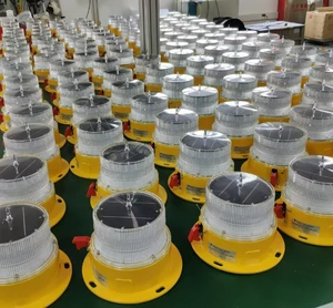 AWL PL10S Solar Single Aviation Obstruction Light Aviation Warning Light