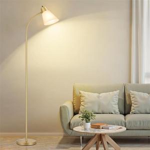 Iron Floor Lamp Modern Minimalist Adjustable Angle LED Reading Light for Bedroom Bedside Standing Use