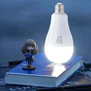 Portable Cordless Rechargeable Emergency LED Bulb with B22/E27 Base 1500mAh Battery 3000-6500K Light Temperature